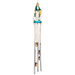 Virgen milagrosa campanilla viento