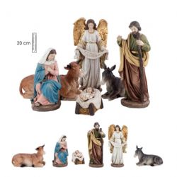 Misterio clásico de 6 piezas - Resina de poliéster (20 cm)