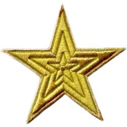 Estrella cinco puntas 7x7