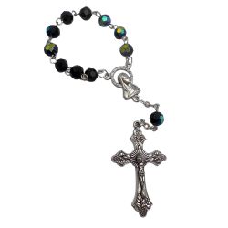 Denario cristal negro 6 mm
