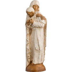 Imagen de la Virgen Mara y San Juan Pablo II...
