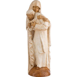 Imagen de la Virgen Mara y San Juan Pablo II...