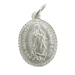 Medalla de Nuestra Seora de Guadalupe, Plata...