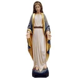 Virgen María Inmaculada - Imagen tallada en madera - Medidas y acabado: a elegir