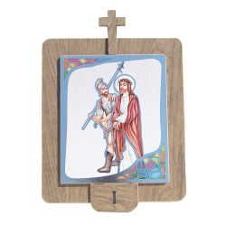 VA CRUCIS 15 ESTACIONES 20 X 23 CM