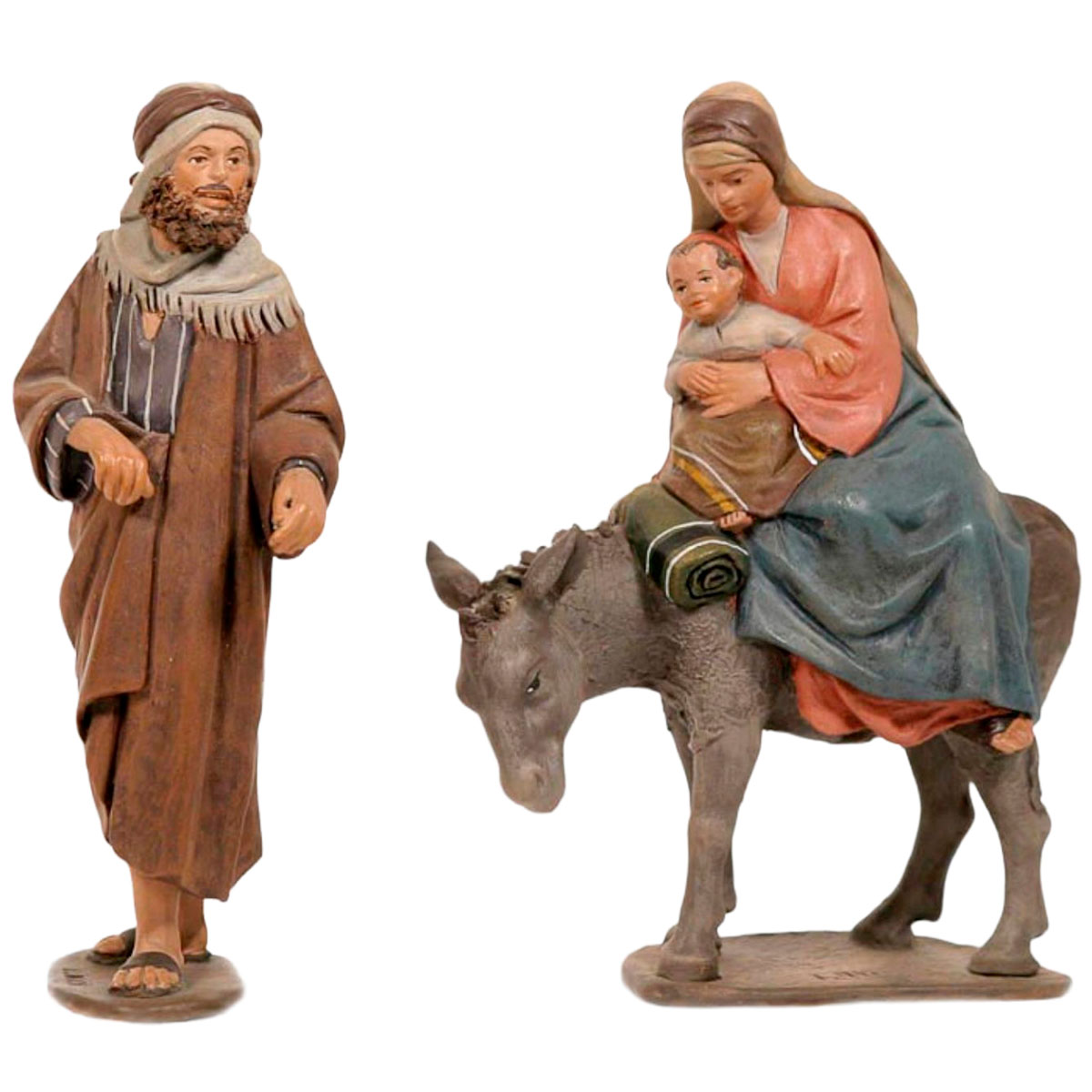 Huida a Egipto (dos piezas)