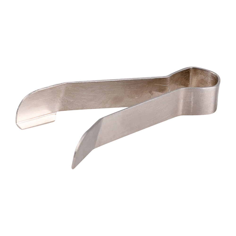 Apagavelas y cortador de mecha en latn plateado - 8 cm