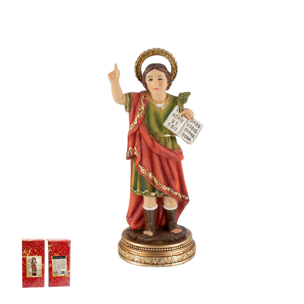 Imagen de San Pancracio en resina de poli�ster de 13 cm