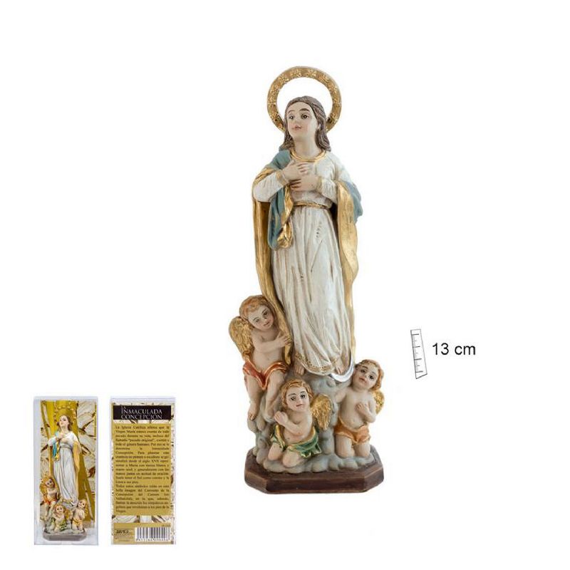 Imagen de la Virgen Inmaculada Concepcin de 13 cm de altura