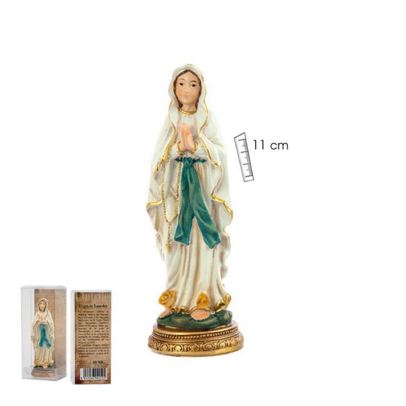 figura de la Virgen de Lourdes de 11 cm de altura