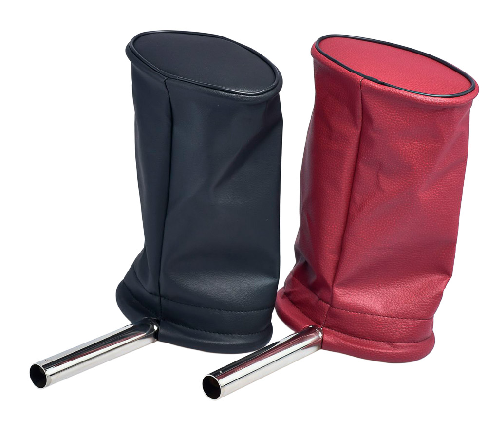 Bolsa de ofrendas con mango metlico - modelo clsico en polipiel