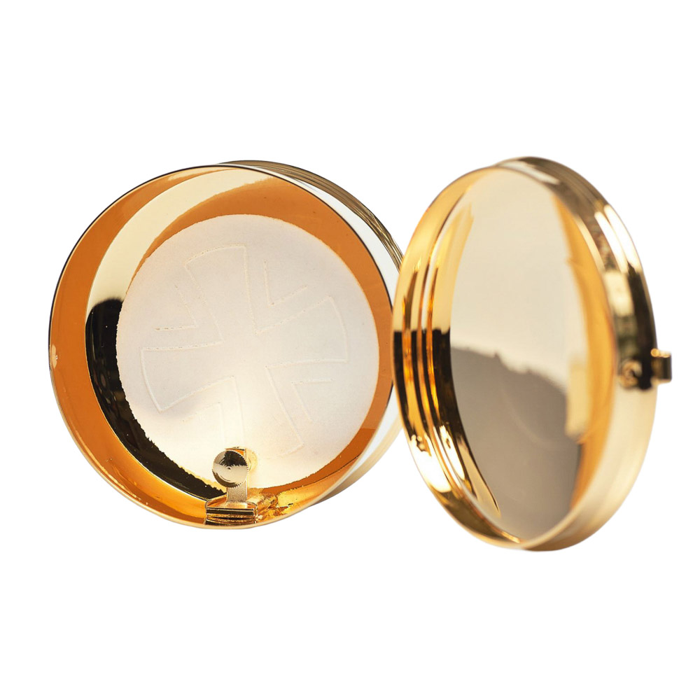 Portavi�ticos dorado con viril , Para hostia magna