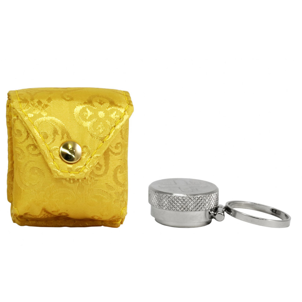 Jarrita de santos �leos con anillo y estuche de raso