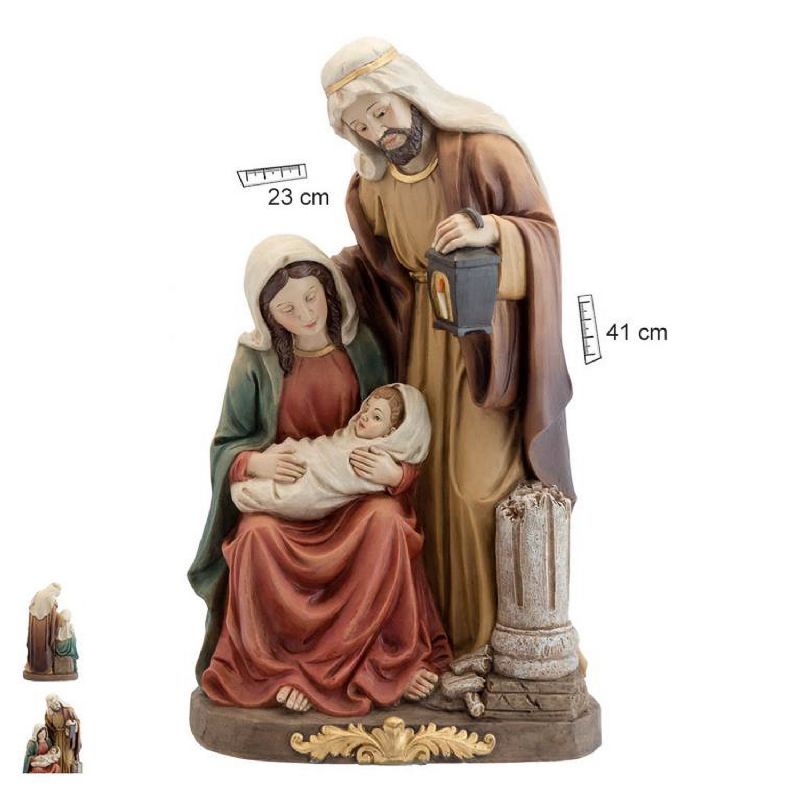 Misterio en una pieza con columna rota - Resina de polister (40 cm)