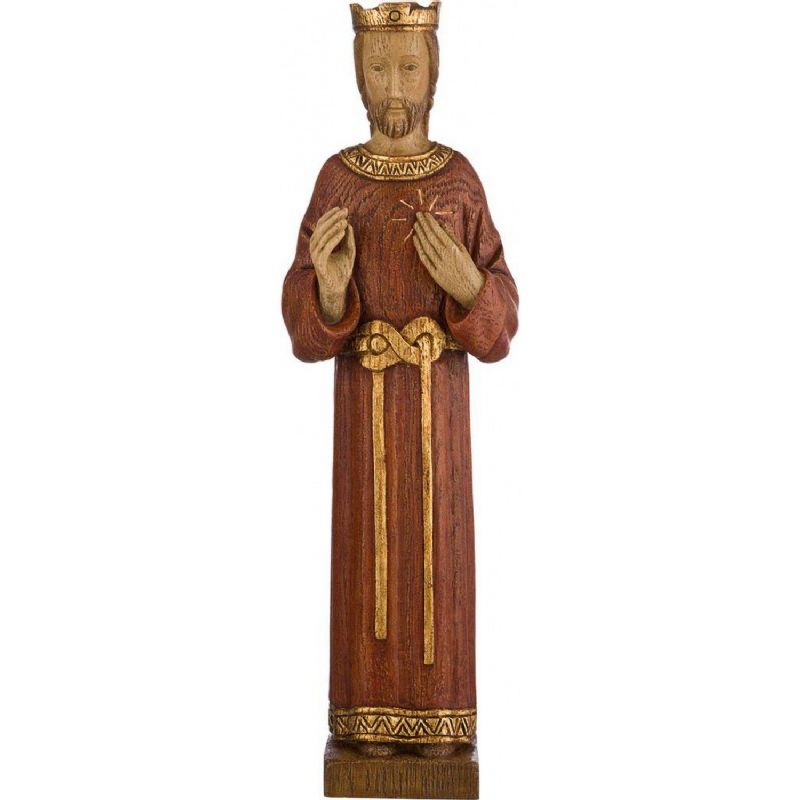 Sagrado Coraz�n - Imagen en dolomita policromada - Altura: 60,5 cm