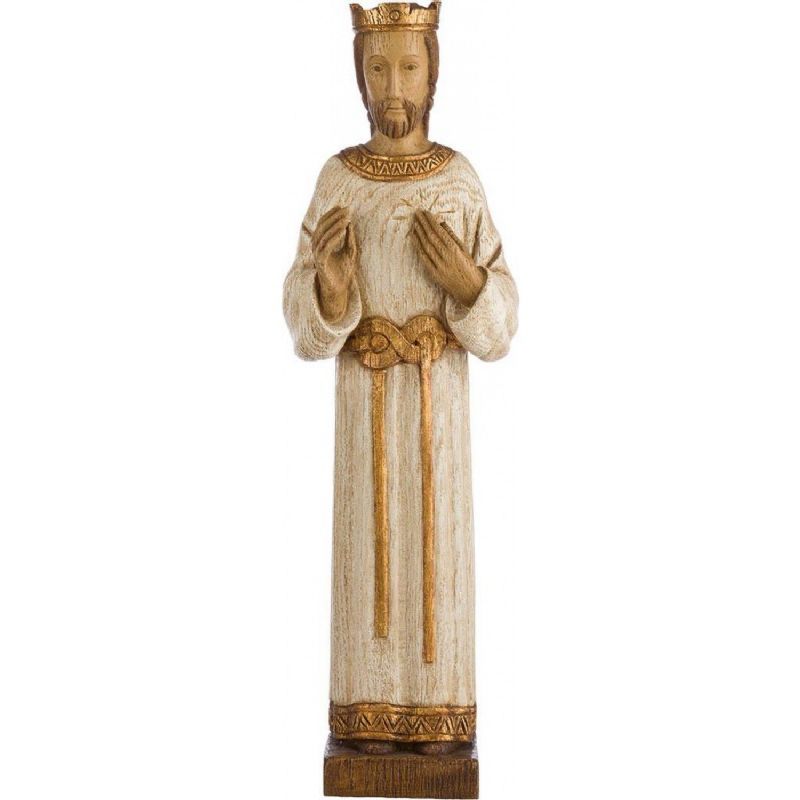 Sagrado Coraz�n - Imagen en dolomita policromada - Altura: 60,5 cm