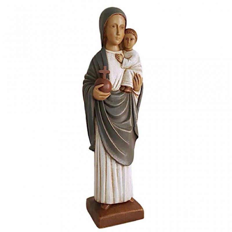 Nuestra Seora de las Gracias - Imagen en alabastro moldeado - 28 x 8 x 6 cm