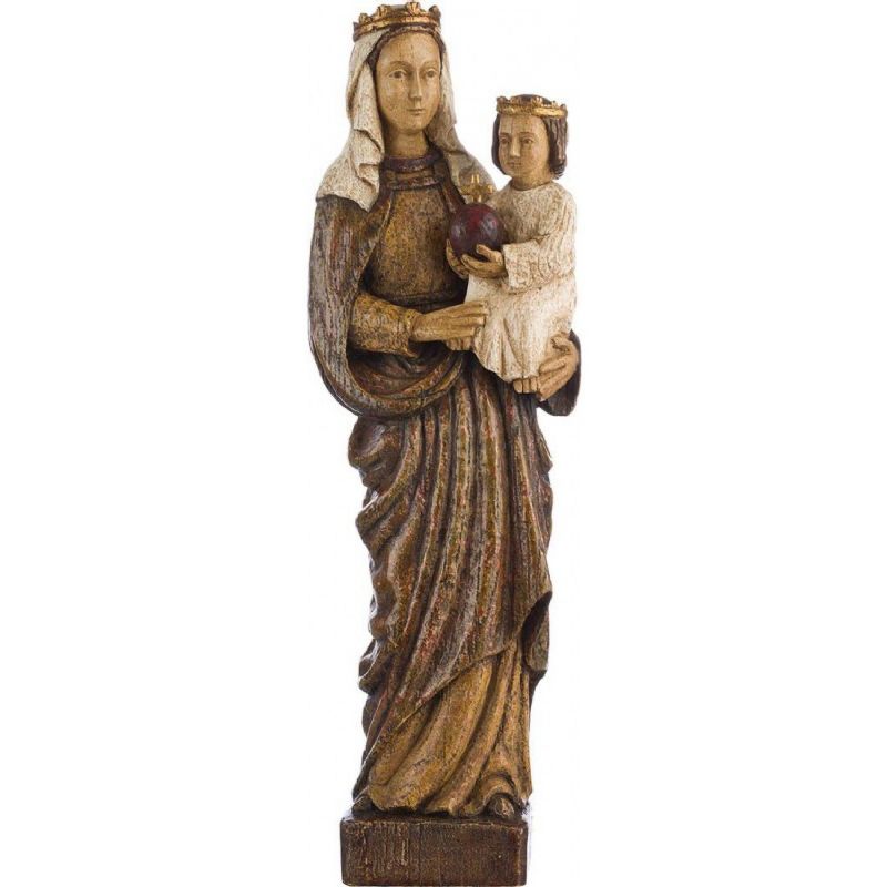 Mara Reina - Imagen en alabastro moldeado - 49,5 x 16,5 x 8 cm