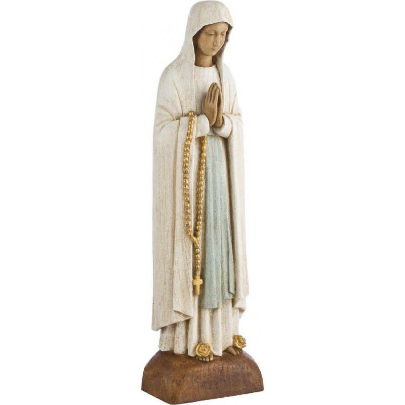 Nuestra Seora de Lourdes - Imagen en alabastro moldeado - 48 x 13,5 x 8,5 cm
