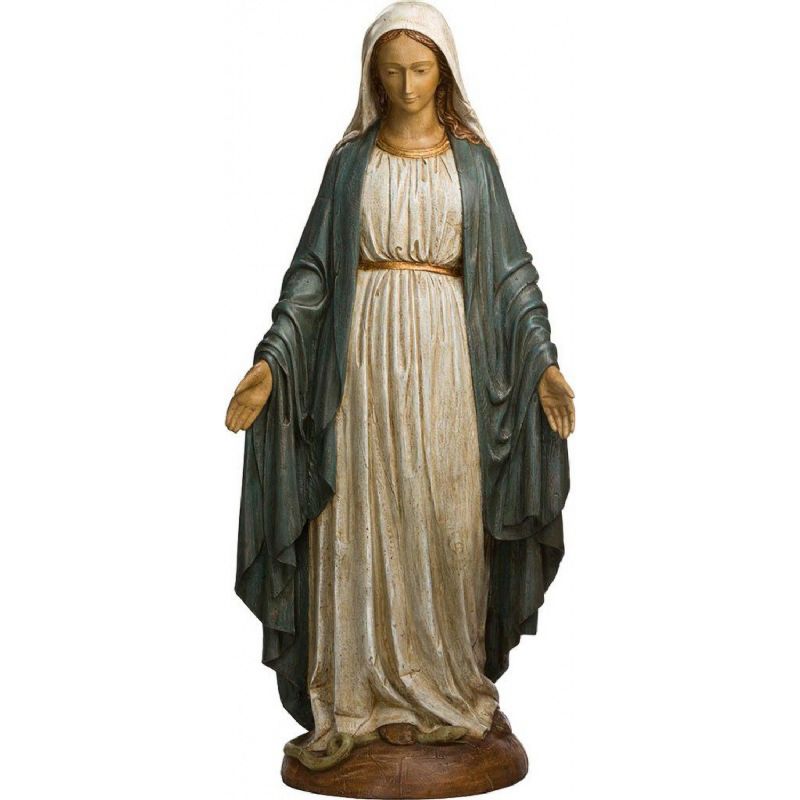 Nuestra Se�ora de la Rue du Bac - Imagen en alabastro moldeado - 148 x 62 x 38 cm