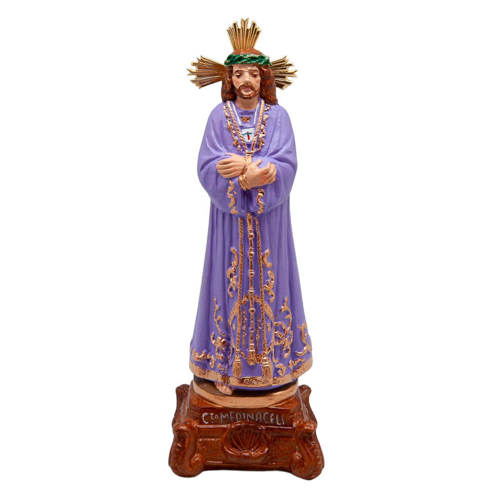 Jes�s de Medinaceli 18 cm - Pasta fuerte de Olot - Pintada a mano