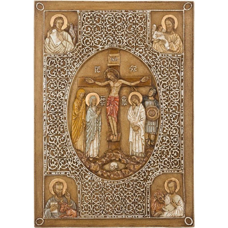 Relieve Libro del Evangelio de la Crucifixin  Monasterio de Beln (32,5 x 23 x 1,8 cm)