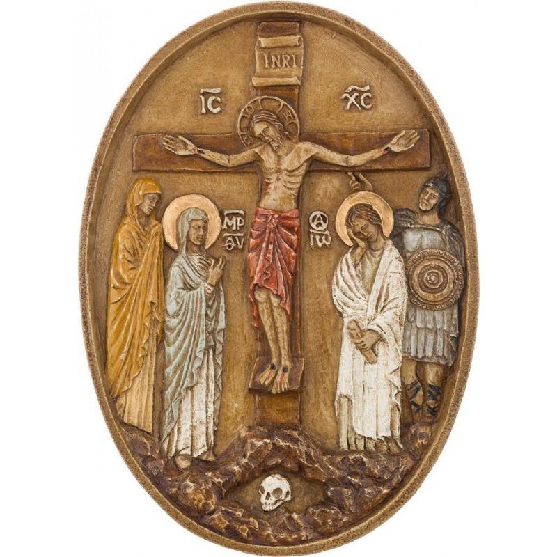 Relieve Crucifixin  Monasterio de Beln (20 x 14 x 1,5 cm)