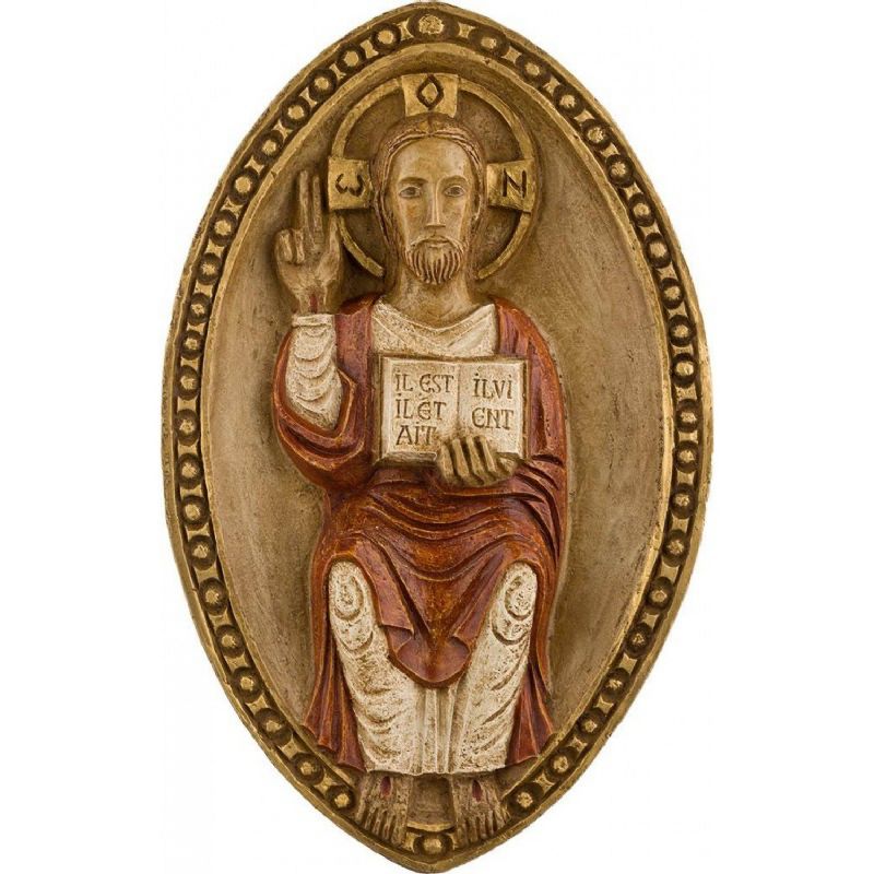 Relieve Cristo en Gloria (tnica roja)  Monasterio de Beln (31,5 x 20 x 4 cm)