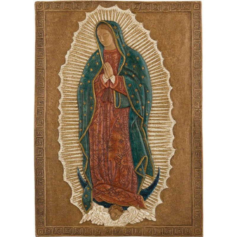 Relieve Nuestra Seora de Guadalupe  Monasterio de Beln (26,5 x 19 x 1,5 cm)