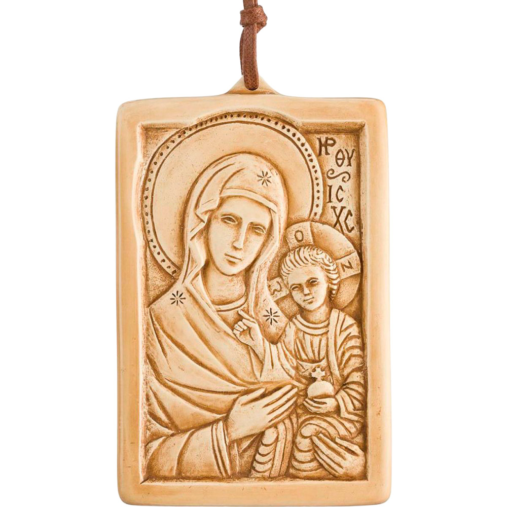 Colgante Virgen Florentina en Alabastro, Monasterio de Beln