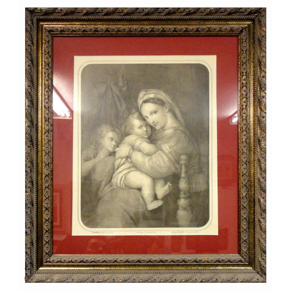 Cuadro de la Virgen de la Silla � Rafael Sanzio