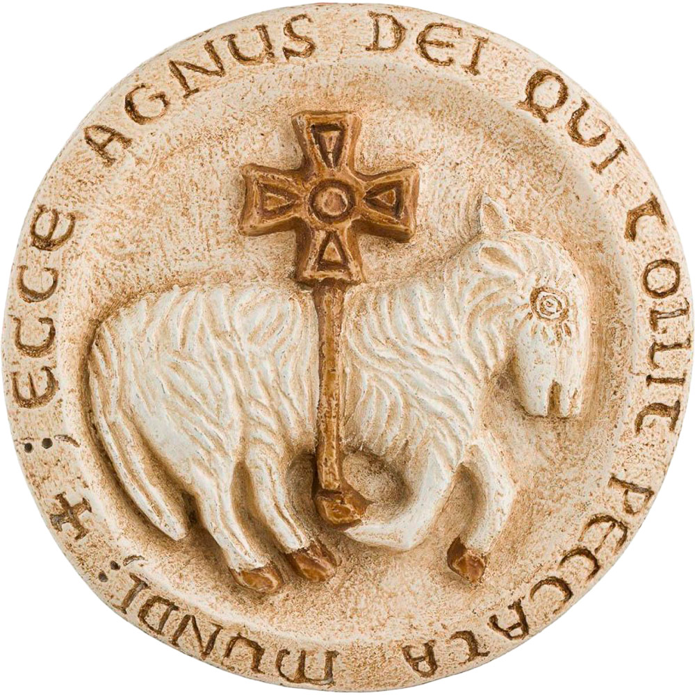 Colgante Cordero Pascual en Alabastro, Monasterio de Beln