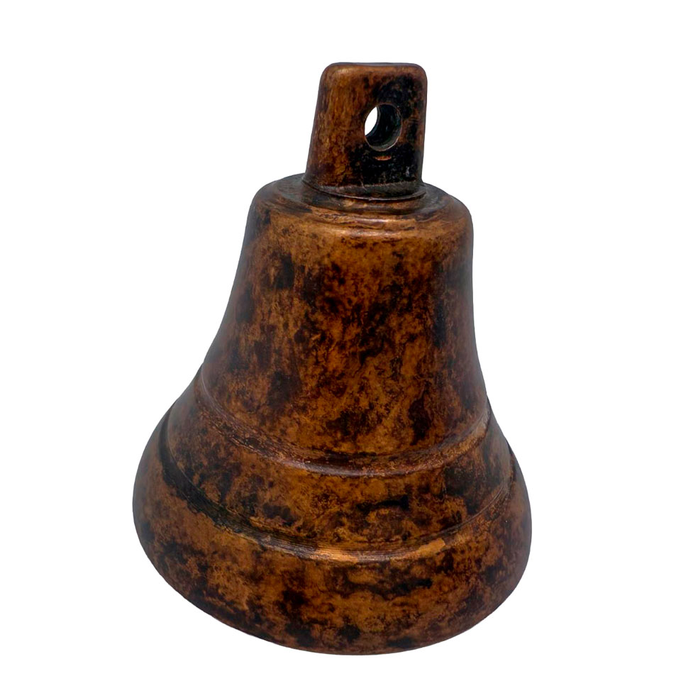 Campana Mignon en bronce envejecido - 5 x 5,5 cm - Orfebres espa�oles