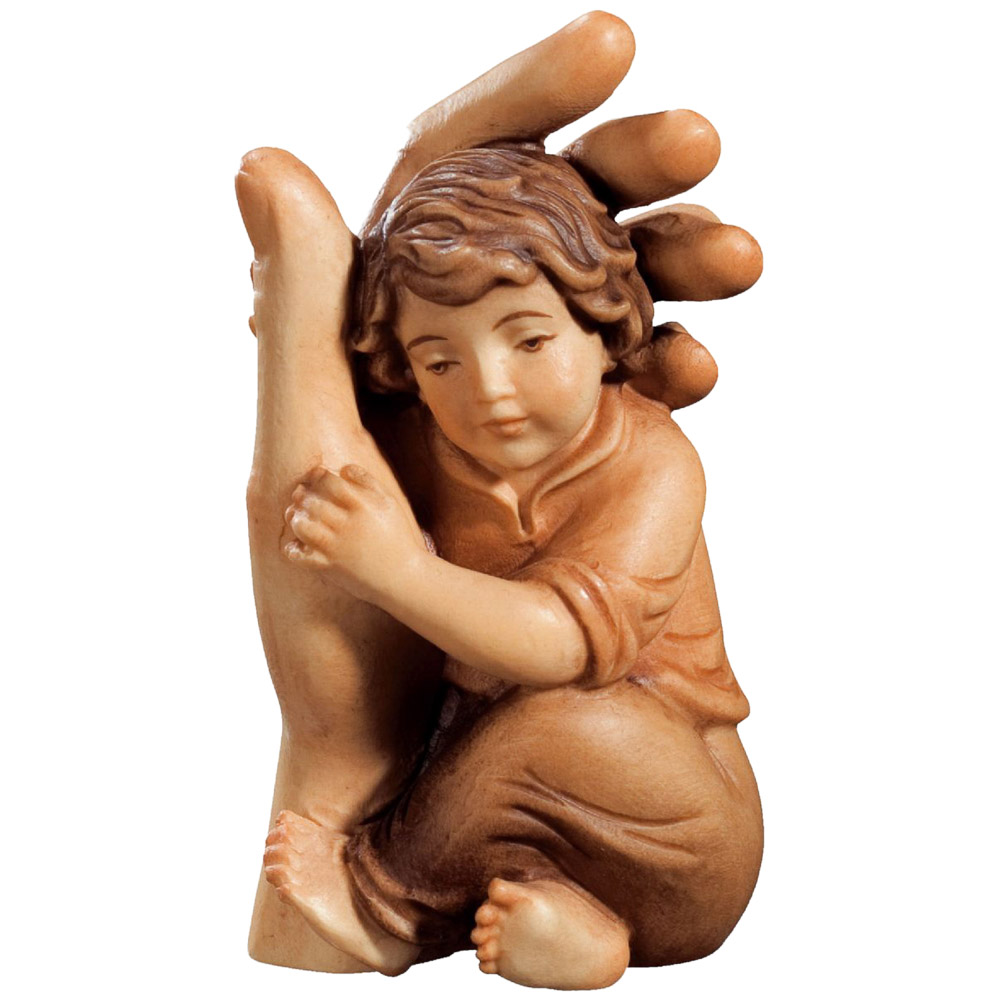 Angel custodio con nio