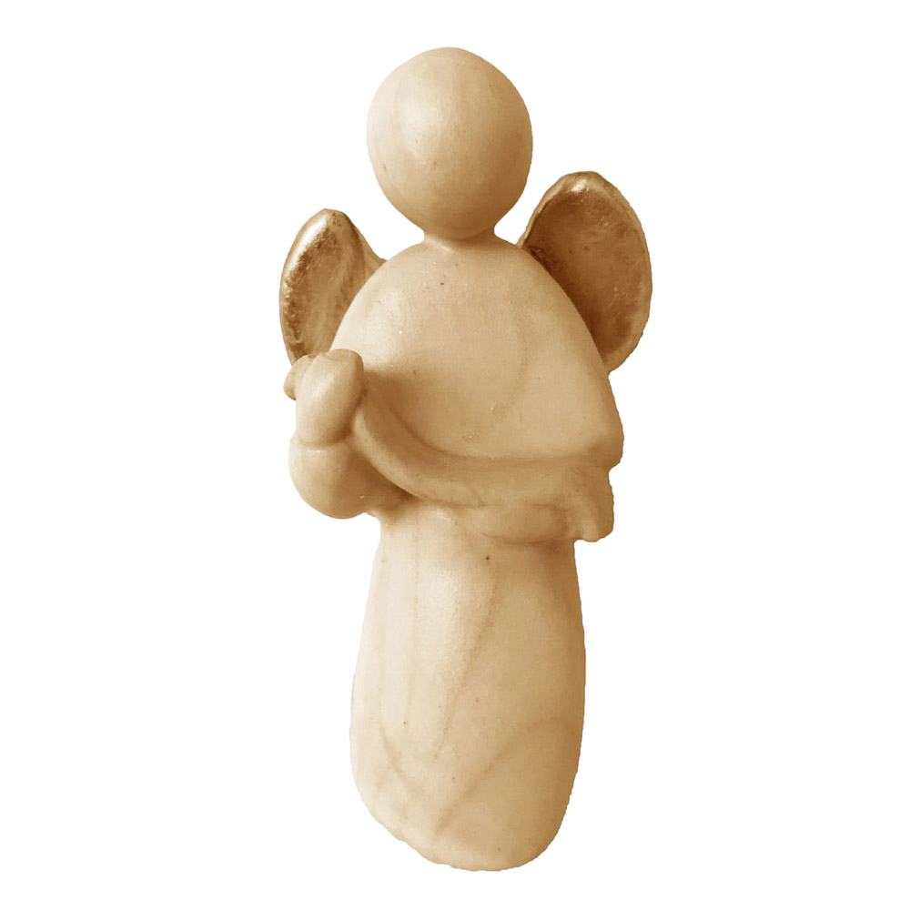 ngel para colgar en talla de madera - Figura artesanal (Val Gardena).