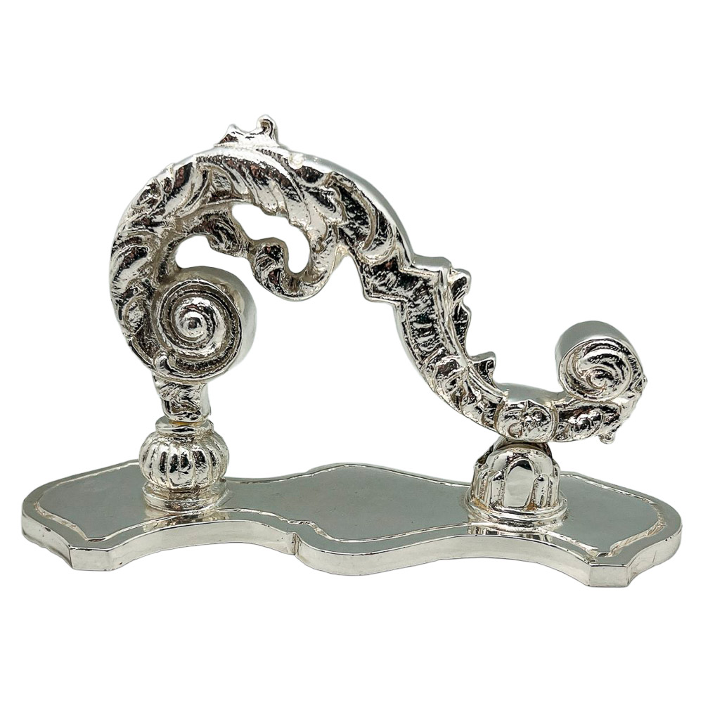 Llamador de andas plateado - 23 cm