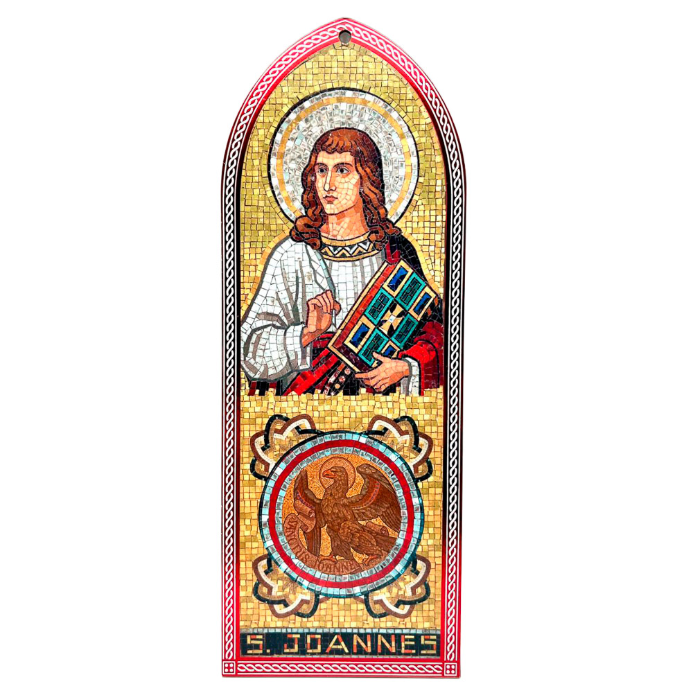 Cuadro San Juan en aglomerado 27 x 10 cm