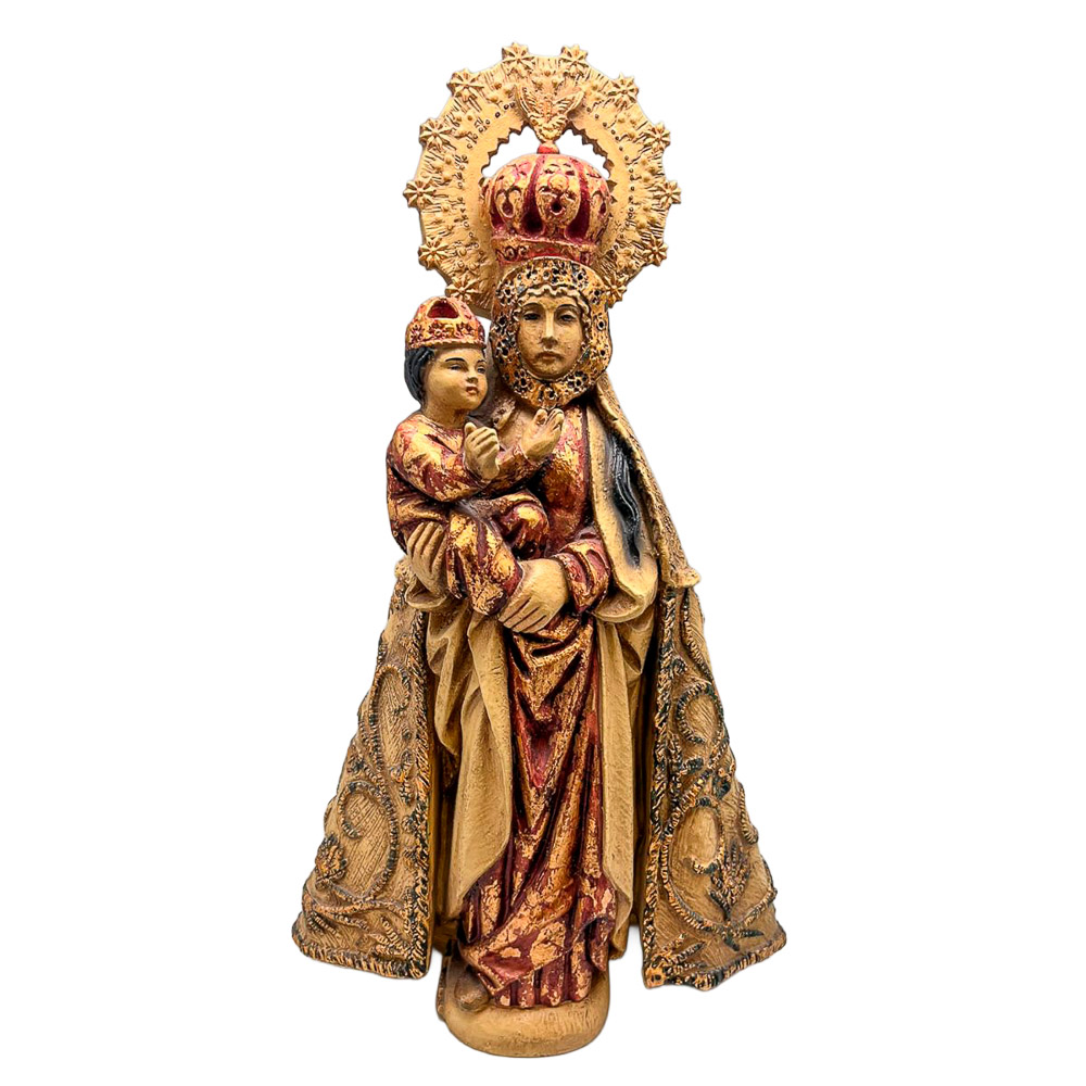  Virgen con Nio - Cermica policromada - Altura: 40 cm