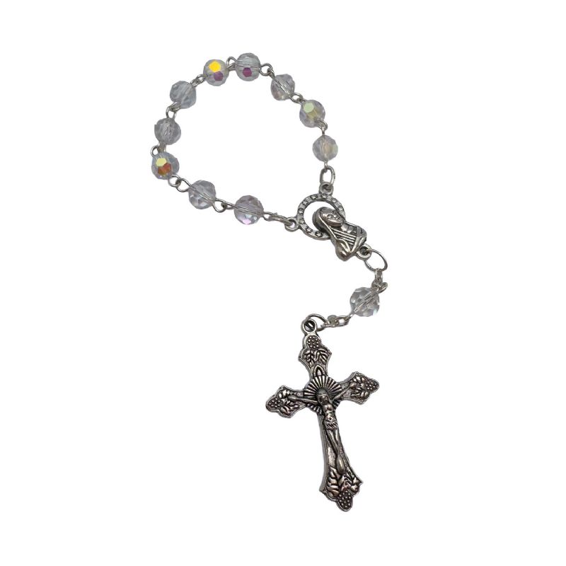 DECIMA CRISTAL FACETADO 6MM TRANSPARENTE