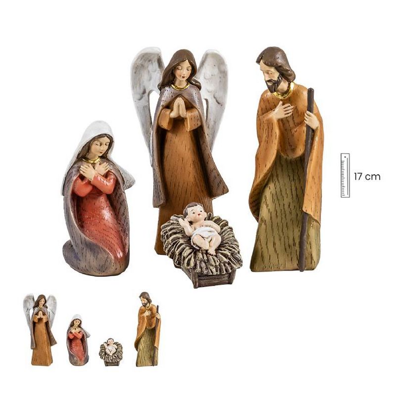 Misterio resina 4 piezas - Altura 16 cm