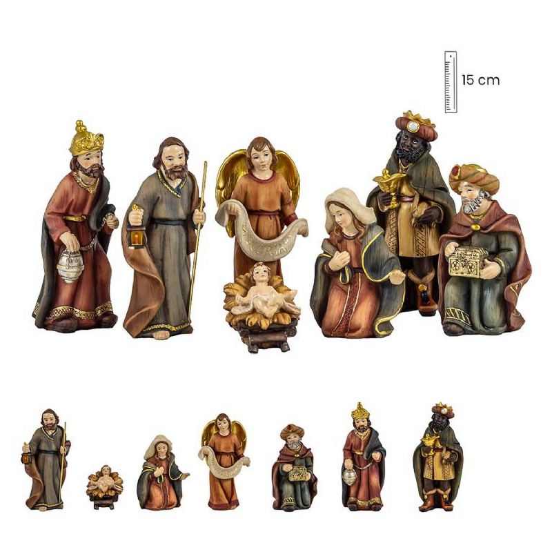 Misterio de resina - 7 piezas - Altura 16 cm