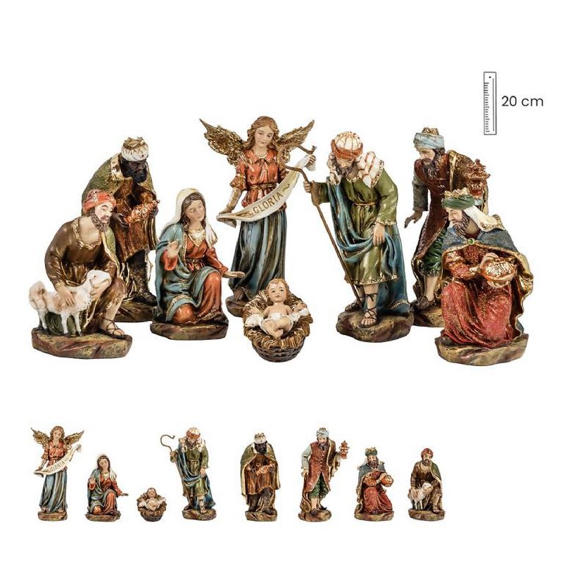 Misterio de resina - 8 piezas - Altura 20 cm