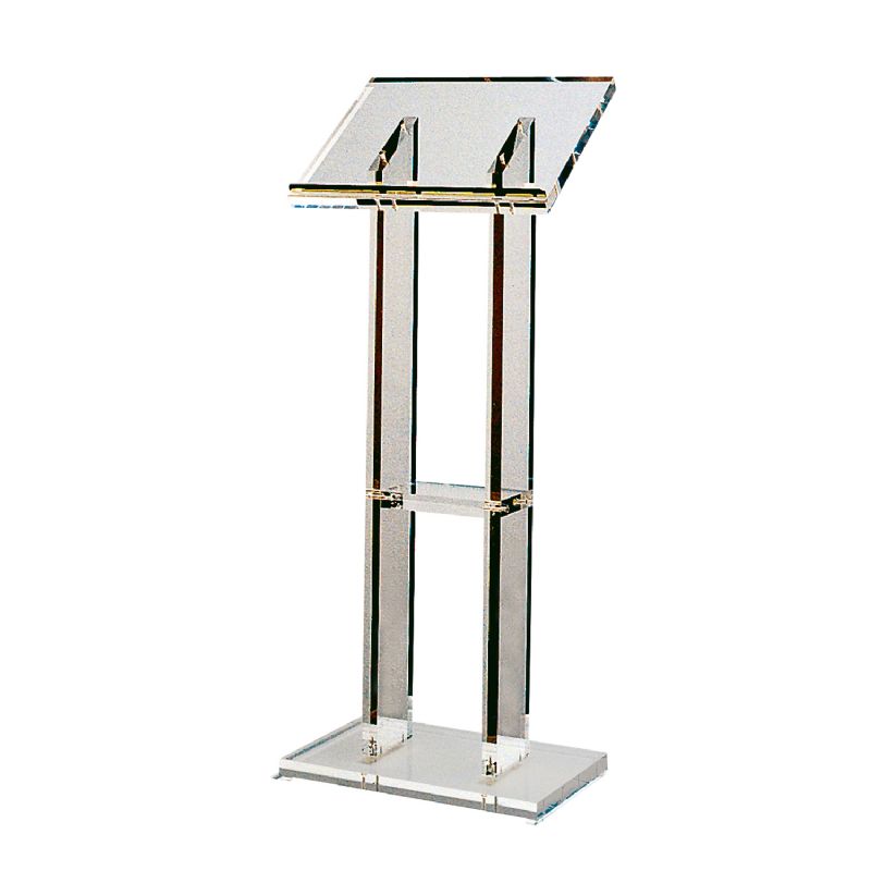 Atril de suelo en metacrilato transparente  127 cm