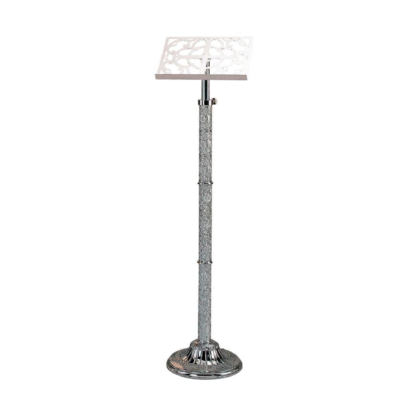 Atril de suelo labrado en latn  130 cm