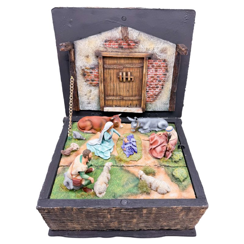 Libro nacimiento artesanal - 21 x 17 x 8 cm -Escultores espaoles