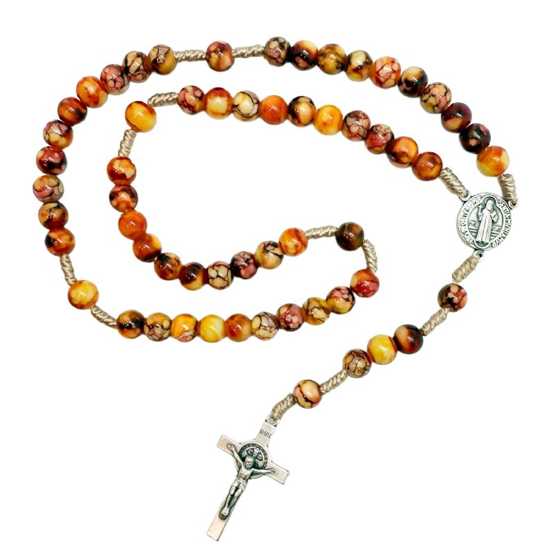 Rosario San Benito piedra gris - Fabricaci�n italiana