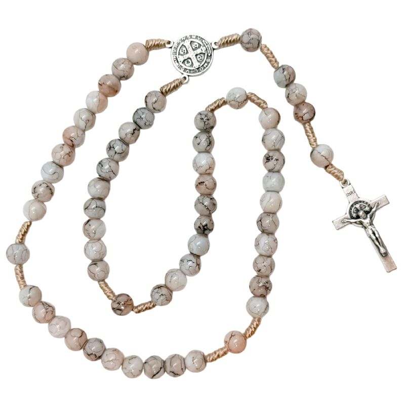 Rosario San Benito en piedras - Artesanos Italianos