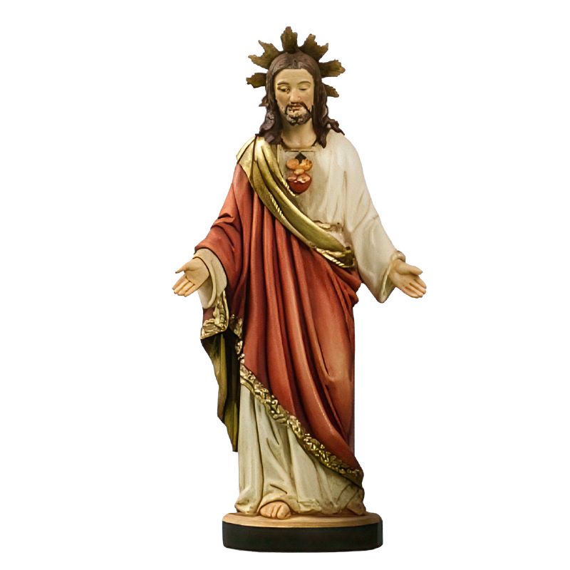 Sagrado coraz�n de Jes�s 8.5 cm resina