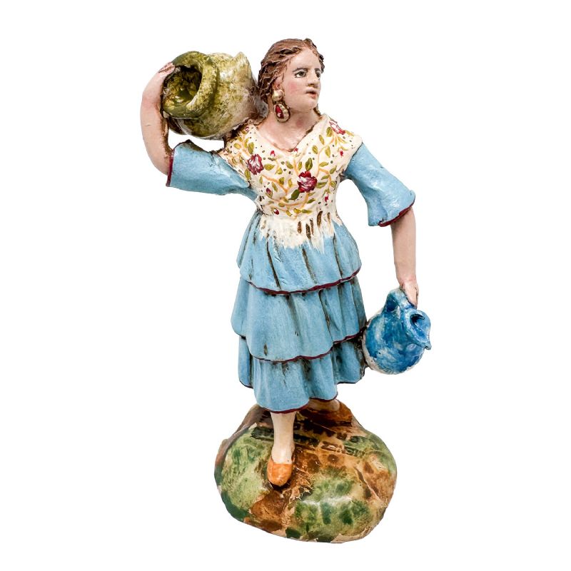 Pastora andaluza con cntaros - Jimnez Mariscal (15 cm).