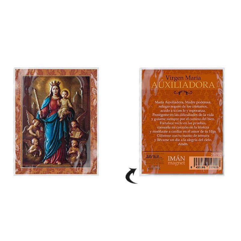 Im�n Mar�a Auxiliadora - 8 x 6 cm